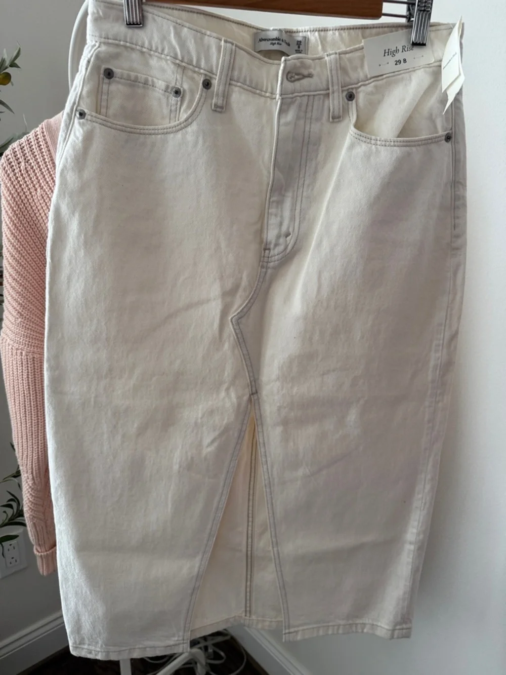 Abercrombie & Fitch Denim Maxi Skirt  Size  8